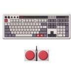 108 Tuşlu ve Entegre Numaralı 8BitDo Retro 108 Mekanik Klavye, Bluetooth/2.4G/USB-C Windows ve Android için Sıcak Değiştirilebilir Kablosuz Oyun Klavyesi - N Edition - QWERTY İngilizce Klavye