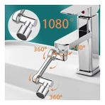 1080 Derece Dönebilen Mutfak ve Lavabo Bataryası Akrobat Musluk Ucu (2818)