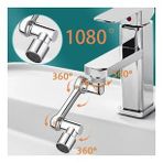 1080 Derece Dönebilen Mutfak Ve Lavabo Bataryası Akrobat Musluk Ucu (5365)