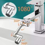 1080 Derece Dönebilen Mutfak Ve Lavabo Bataryası Akrobat Musluk Ucu (5433)