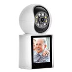 1080P Bebek İzleme Monitörü Kapalı Gözetim Video Çağrı Ev Güvenlik Kamerası Wifi PTZ IPS ekran