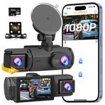 1080P HD 4 Kameralı WiFi Telefon Kontrolü - 3 İnç Ekran Gece Görüşlü Geniş Açı G- Sensörü