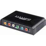 1080P Hd Bileşene Ypbpr Rgb Dönüştürücü Adaptörü Hdmı, Apple Tv Ps4 ve Daha Fazlası Için Ypbpr Çıkış Adaptörü Dönüştürücüyle Uyumlu | HDMI Kabloları - Siyah