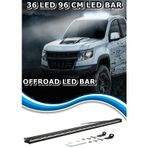 108W 36 Led Tek Sıra OffRoad Yayıcı Gündüz Farı Lambası Projektör