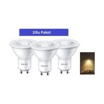 10Adet Philips Essential 4.7W Led Spot Ampul Beyaz Gu10 .