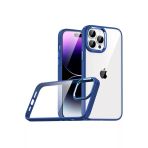 10Line Aksesuar İphone 14 Pro Max Uyumlu Zore Flora Kılıf-Lacivert