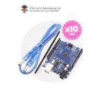 10'Lu Paket Arduino Uno R3 Ch340 Programlanabilir Geliştirme Kartı - Okul Ve Sınıflar İçin Meb Uyumlu