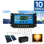 10'lu Paket Güneş Paneli Akü Şarj Kontrol Cihazı 20 AMPER-12V 24V