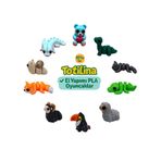 10'lu set ayı dinozor kedi timsah koyun tukan kuşu koç tilki