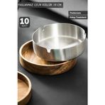 10’lu Set Küllük 10 cm Paslanmaz Çelik Kül Tablası Sigara Küllüğü