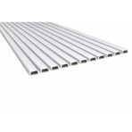 10’lu Set LED Kanal Profil Alüminyum 13x6mm 2 Metre Sıva Üstü İnce Kasa Opak Pleksi Difüzörlü Lineer LED Kanal 2128