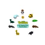 10'lu set penguen arı ejderha timsah kedi zürafa dinozor aksolotl