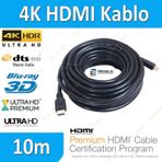 10m Metre 4K Hdmi Kablo 3D Ultra HD Ethernet Altın Uç Kablo