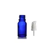 10ML Mavi Cam Serum Pompalı Şişe, 24 Adet, Pompalı Şişe, Medikal Şişe, Cam Şişe,