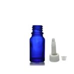 10ML Mavi Cam Şişe Getamisin Kapak, 24 Adet, Plastik Üstten Damlalıklı Şişe, Damlatmalı Şişe, Damlatıcı Şişe
