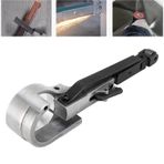 10mm Bant zımpara braketi çelik açılı öğütücü değiştirilmiş kum kayış makinesi adaptörü ekleme için ekleme zımparalama sonlandırma