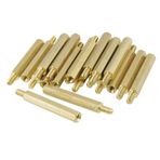 10mm Dişi-Erkek Metal Distans Vida Boyu 5mm M3