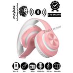 10numara P68 Pembe Bluetooth Kablosuz Stereo Kulaklık Tf Kart Aux Girişli