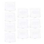 10pcs Abs Plastik arı kovanı giriş kapısı, arı arı Paneli Giyen arı Paneli, Arıcılar Için Yan Pencereli, Arıcılık Malzemeleri Giyin (WHITE)