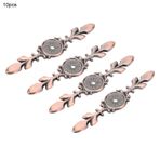 10pcs çinko Alaşım Dolap Sap Arka Plaka Retro Tek Delikli kapı Kolu Arka plakası Dolaplar, Dolaplar, Dolaplar, çekmeceler, şarap Dolapları vb. (Kırmızımsı bronz rengi)
