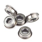 10pcs F686zz Mini Metal Metal çelik çift korumalı flanşlı bilyalı Rulmanlar 6x13x5mm, Ve Uzun ömür dayanağı, Elektrik Motoru Için 15mm flanşlı Küçük Boy çelik Yatak Seti, 3D