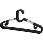 10PCS Plastik - Antrasit Gri Elbise Askısı (4887) - Antrasit - Gri