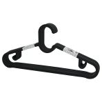 10Pcs Plastik - Antrasit Gri Elbise Askısı (5517)
