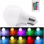 10W Parlak Rgb LED Akıllı Ampul | Kumandalı Renk Değiştiren Dekoratif Lamba (1100 Lümen) - 10 - 20 W