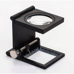 10X Katlanır Sayaçlı Metal Lüp Büyüteç 30 MM