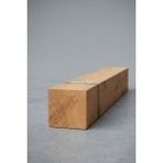 10X10 cm Kereste Kalas - 1 Metre Doğal Çam Ahşap Kütük - Hobi ve Mobilya Malzemesi - 10x10x100