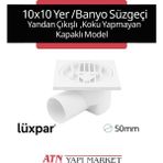 10X10 Yandan Çıkışlı Yer ve Banyo Süzgeci – Koku Yapmayan Model