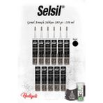 11 Adet Selsil Siyah Genel Amaçlı Silikon, Rosıe - yok