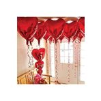 11 Parça Sevgililer Günü Kırmızı Kalp Balon, Folyo I Love You Seti 14 Şubat Süslemesi Sevgililer Günü