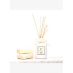 110 ml Ekru Silindir Şişe Beyaz Sabun Oda/Banyo Kokusu