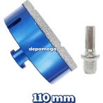 110 mm Granit ve Mermer Seramik Delme Panç Takımı, Spiral ve Matkap Uyumlu - Seçenek 1