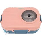 1100 ml Çorba Kaseli-Metal Kaşıklı Paslanmaz Çelik Bento Lunch Box Yeni Nesil Sefer TASI-FFBL70100