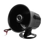 110db DC 12V Tel Yüksek Sesle Boynuz Alarmı Siren Hoparlör Hırsız Alarm Sistemi Açık Güvenlik Için 12V 110db Tiz SPE Korna Alarmı