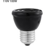 110V 100W Tarzı 1 Adet Pratik 110V 220V E27 Seramik Isı Ampulü Kızılötesi Isıtıcı Brooder Lambası Sürüngen Evcil Hayvan Yetiştirme Dış Aydınlatma (Yurt Dışından)