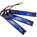 11,1V 3s 1200MAH 25C Airsoft Lipo Batarya - Mavi