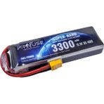 11,1V 3s 3300MAH 40C Lipo Batarya - Mavi