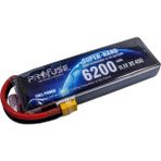 11,1V 3s 6200MAH 45C Lipo Batarya - Mavi