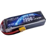 11,1V 3s 7200MAH 100C Lipo Batarya - Mavi