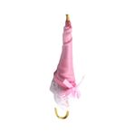 1:12 1/12 Bebek Evi Şemsiye Düğün Mini Dekorasyon 1: 6 Hediyeler Için 1/6 Pembe