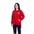 112 Acil Sağlık Sweatshirt Üç İplik Şardonlu Kanguru Cep Kırmızı Unisex, Kırmızı, M