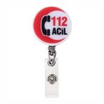 112 Acil Temalı Yoyo Yaka Kartlıgı