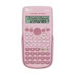 112 Fonksiyonel Bilimsel Hesap Makinesi 240 Fonksiyonlu Pembe