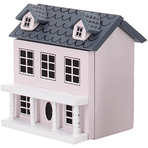 1/12 Pembe Ölçekli Dollhouse Minyatür Mini Süsler Ahşap Villa Zanaat Diy Dekor