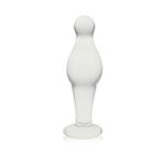 11,3 cm Pürüzsüz Boğumlu Cam Anal Tıkaç