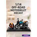 1:14 Çek Bırak Sesli Işıklı Diecast Model Yarış Motosikleti - Hediyelik Oyuncak Motor