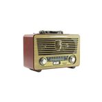 115-bt Ahşap Görünümlü Fm Radyolu Bluetooth Mp3 Müzik Çalar Koyu Ahşap